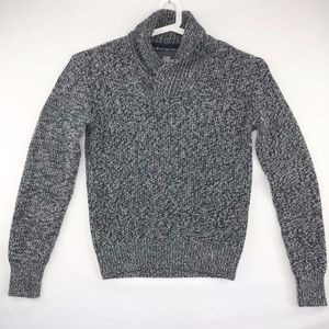 H&M L.O.G.G. Mens Medium Pullover 2 Button Sweater
